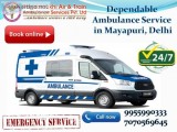 Dependable Ambulance Service in Mayapuri by Panchmukhi