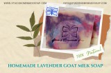 Buy homemade lavender goat milk soap at best price