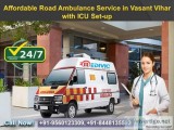 Book the Fastest Emergency Ambulance Service in Vasant Vihar