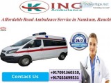 Affordable Road Ambulance Service in Namkum Ranchi by King Ambul