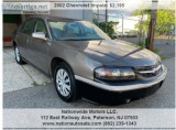 2002 Chevrolet Impala Base 4dr Sedan  2195