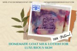 Buy homemade goat milk lotion for multiple skincare benefits