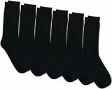 Black mens dress socks