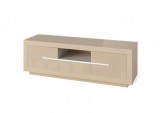 Fabian Cream Beige High Gloss TV Stand Unit 140cm