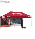 10x20 Canopy Tents With Full Color Graphics Print  - Tent Depot 