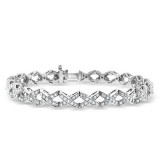 Pave Diamond Chain Link Bracelet