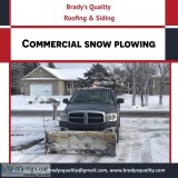 Hire Commercial Snow Plowing  Bradys Quality