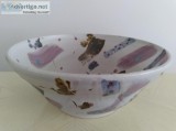 ART DECO LARGE CERAMIC POTTERY BOWL