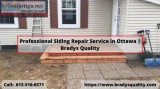 Professional Siding Repair Service in Ottawa  Bradys Quality