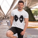 Buy funky white t shirts for men in cool designs