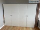 Portable closet with shelves - addl shelving avl