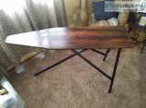 Vintage wooden ironing board