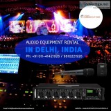 Audio equipment rental in delhi, india