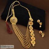 Buy designer artificial necklace set online