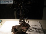 Table Top Musical Windmill.  Swiss movement - plays &ldquoThe Im