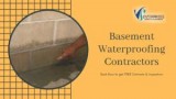 Interior Basement Waterproofing Contractors