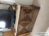 Antique Marble Top Credenza