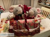 Christmas mice lovers basket