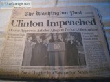 Clinton Impeached -The Washington Post &ndash 12201998. 122nd Ye