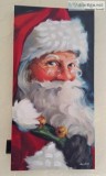 Santa Claus Oil Painting by Susan Comish