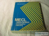 MOTOROLA &ndash MECL HIGH-SPPED INTEGRATED CIRCUITS &copy1978