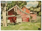 Old Mississippi Barn Scene 66 &ndash 11&Prime x 14&Prime Canvas 