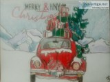 Holiday Art 20 &ndash 9&Prime x 12&Prime Colored Pencil