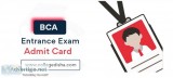 Bca entrance admit card - check bca entrance exam centre