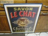 Le Chat Poster &ndash Professionally Matted and Framed &ndash 19