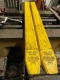 6 Forklift extensions(for 4" wide forks)