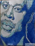 Luther Vandross GG &ndash 8&rdquo x 11&rdquo Colored Pencil