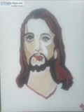 Important Jesus GG &ndash 11&Prime x 14&Prime Canvas Painting