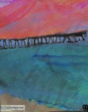 Pensacola Beach GG &ndash 8&rdquo x 11&rdquo Painting