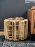 Rattan Side Table Natural