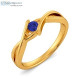 0.15 CT Solitaire Tanzanite Wedding Ring SI-IJ Gemstone Engageme