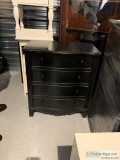 Small black dresser 4-drawer