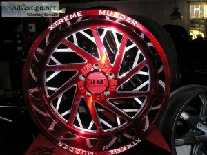 4 22 inch red xm wheels