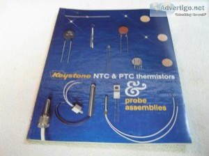 Keystone NTC and PTC Thermistors and Probe Assemblies © 1984