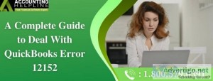 A quick guide to easily resolve Quickbooks error 12152