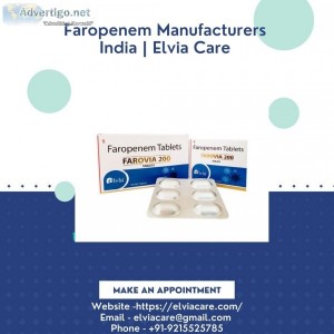 Faropenem manufacturers india