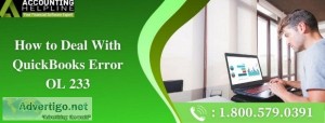 Easy steps to rectify Quickbooks Error OL 233