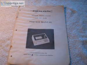 REALISTIC ( 21-514) CB HAM PHONE PATCH SERVICE MANUAL