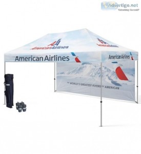 Custom Tent With Fully Printed Graphics At Branded Canopy Tents