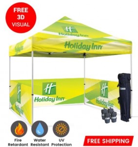 Order Online 10x10 Branded Tent With Full Printed Graphics  USA