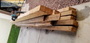 Glue lam beams and lumber beams