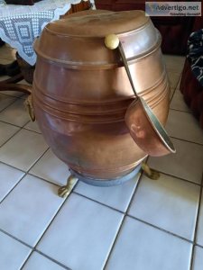 Antique Copper water barrel