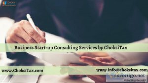 Business Start-up Consulting Services by ChoksiTax