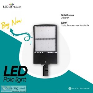 Order Now LED Pole Lights For Street Lighting