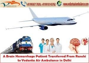 Best Air Ambulance in Rajkot Vedanta Air Ambulance in Rajkot wit