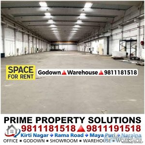 Godown Warehouse Available For Rent Ideal for Storage Logistics 